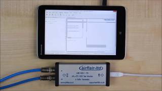 Portable Data Bus Analyser with Tablet