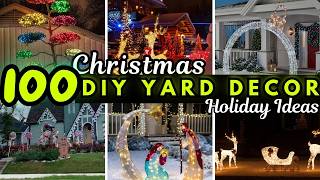 Unique! 2024 DIY Christmas Yard Decor Ideas for Festival Outdoor Decoration this Holiday