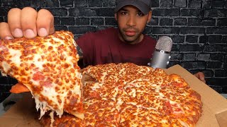 (ASMR) DOMINO'S PIZZA MUKBANG | TRIPLE CHEESE