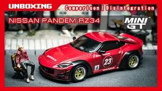 ［貓哥Vlog 254 ]Unboxing MINI GT 1:64 Nissan Pandem RZ34CC ENG \u0026 JPN \u0026 繁體中文