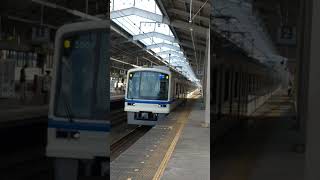 泉北5000系（5505f）準急行　乗降促進放送あり　天下茶屋駅発車　