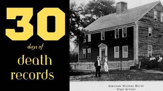 Day 19: Genealogical Registers | 30 Days of Death Records