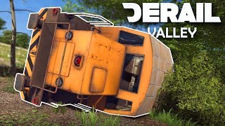 TRAIN DERAILS IN VR! - Derail Valley Gameplay - VR Train Simulator Game