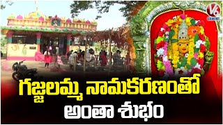 Adilabad News : Kuntala villager Everyone Name Starts With  Gajjalamma | Adilabad | V6 News