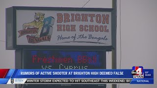 Threats to Brighton High School deemed false