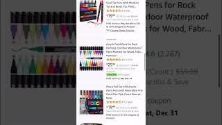 The cheapest place to buy Posca markers! #shorts #art #posca #amazon #youtubeshorts