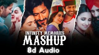 Infinity memory mashup 8d Audio | Best Hindi Songs 2021 | 8d Bharat | Use Headphones 🎧