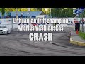 lithuanian drift champion andrius vasiliauskas crash