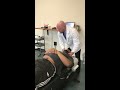 fanwood nj chiropractor demonstrates chiropractic adjustment dr. eric chludzinski