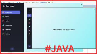 Java - How to Create a Collapsing Sidebar Menu Using Java Netbeans [ With Source Code ]