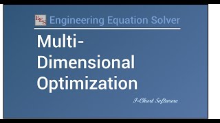 Multidimensional optimization
