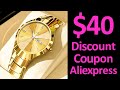 aliexpress promo codes olevs 8697 men s watches luxury fashion style design waterproof quartz coupon