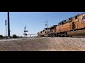 Union Pacific 6916 flys past Recker Road