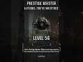 finally hitting prestige master in bo6