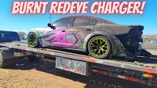 I BOUGHT A BURNT HELLCAT CHARGER REDEYE WIDEBODY! *GUESS WHOSE CAR THIS IS*