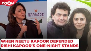 Neetu Kapoor's old interview DEFENDING Rishi Kapoor's affairs goes VIRAL; gets trolled