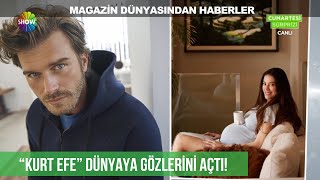 Kıvanç ve Başak Tatlıtuğ çiftinin oğlu Kurt Efe dünyaya gözlerini açtı!