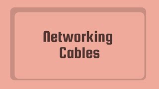 Network Cables Explained | Network Fundamentals