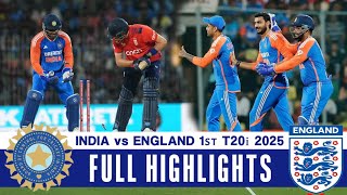 India vs England 1st T20 Highlights 2025 | IND vs ENG T20 Highlights 2025 | Abhishek Sharma Batting