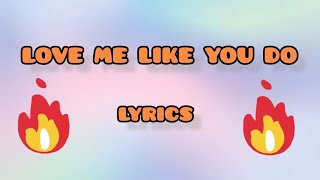 Love me like you do ( lyrics+song) || @Gaming_Clash_YT_81