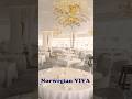 One of the main dining rooms at the new Norwegian VIVA. Hudson’s is beautiful and elegant. #nclviva