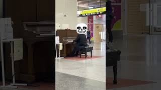 駅に神ゲー曲を弾いてる人いたwwwwww #Megalovania #メガロバニア #メガロバニアピアノ #アンダーテール #Undertale