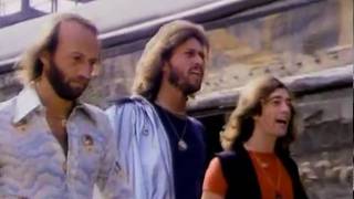 Bee Gees - Stayin' Alive [HQ 1rst Version Music Video 1977] (NO FAKE HQ) + LYRICS