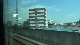 JR日豊本線  車窓  大分駅～別府駅（885系ソニック特急）