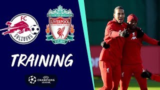 Liverpool's Champions League training | FC Salzburg