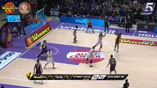 Tyrus Mcgee Points in Hapoel Unet-Credit Holon vs. Maccabi Rishon LeZion