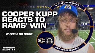 'It feels SO GOOD!' - Cooper Kupp on getting a win in his return from injury | SC with SVP