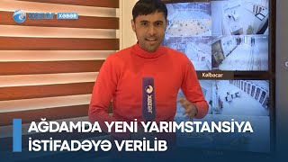 Ağdamda yeni yarımstansiya istifadəyə verilib