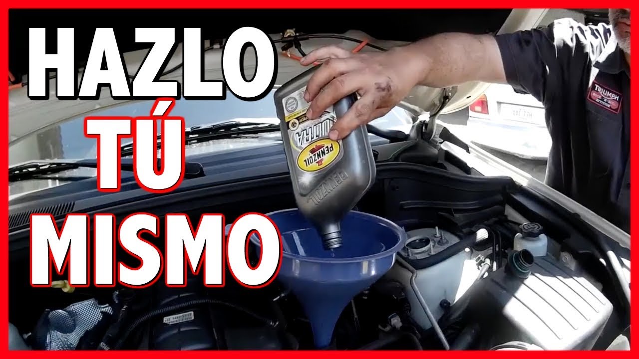 APRENDE A CAMBIAR El ACEITE Y FILTRO De TU AUTO EN 10 MINUTOS - YouTube