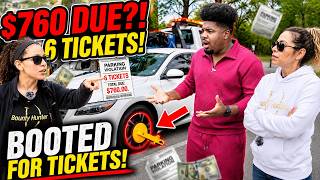 Man LOSES IT After Finding 6 Parking Tickets & a BOOT on His Car!