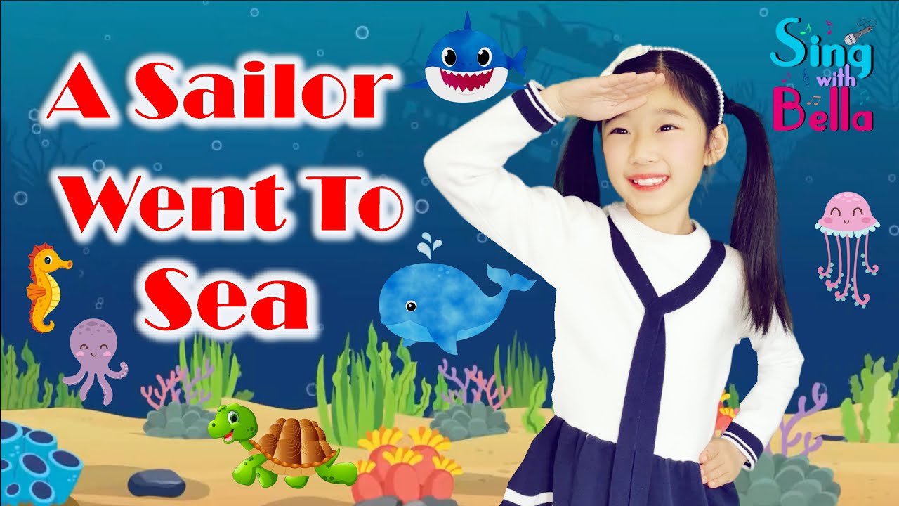 A Sailor Went To Sea With Lyrics And Actions | Sing - Along | Kids ...