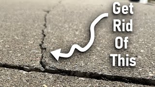 Easiest Method I Ve Found For Fixing Concrete Cracks