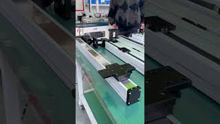 Factory Vlog - Side Motor Linear Motion Ball Screw Rail Guide Dustproof Actuator #motionsystem #cnc