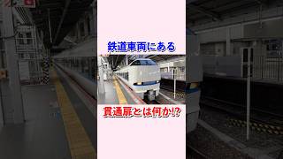 鉄道車両の貫通扉とは何なのか⁉︎#shorts #鉄道 #地下鉄