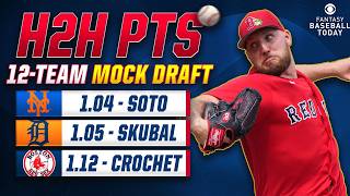 2026 H2H Points Mock Draft! 12-Team Strategy, Picks & Advice! | Fantasy Baseball Advice