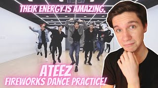 DANCER REACTS TO ATEEZ | "Fireworks (I'm The One)" Dance Practice Video!