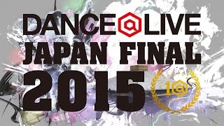 SHUHO(HOUSE OF NINJA) vs GUCCHON(Co-thkoo) DANCE@LIVE JAPAN FINAL 2015 FREESTYLE【QUARTER FINAL】