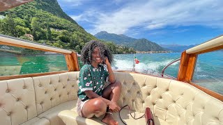 She wasn't expecting this! *Boat cruise trip to Como Italy*