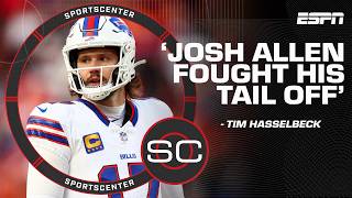 Josh Allen 'FOUGHT HIS TAIL OFF' in AFC title loss to Chiefs 😮‍💨 | SportsCenter