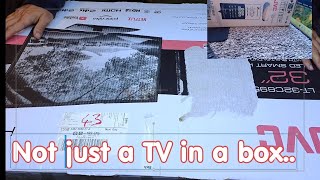 Its A faulty TV in a box   JVC 32