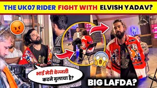 OMG!🤯 Uk07 Rider FIGHT With Elvish Yadav On Phod Cast Show Why? | Uk07 Left Elvish Phod Cast Show