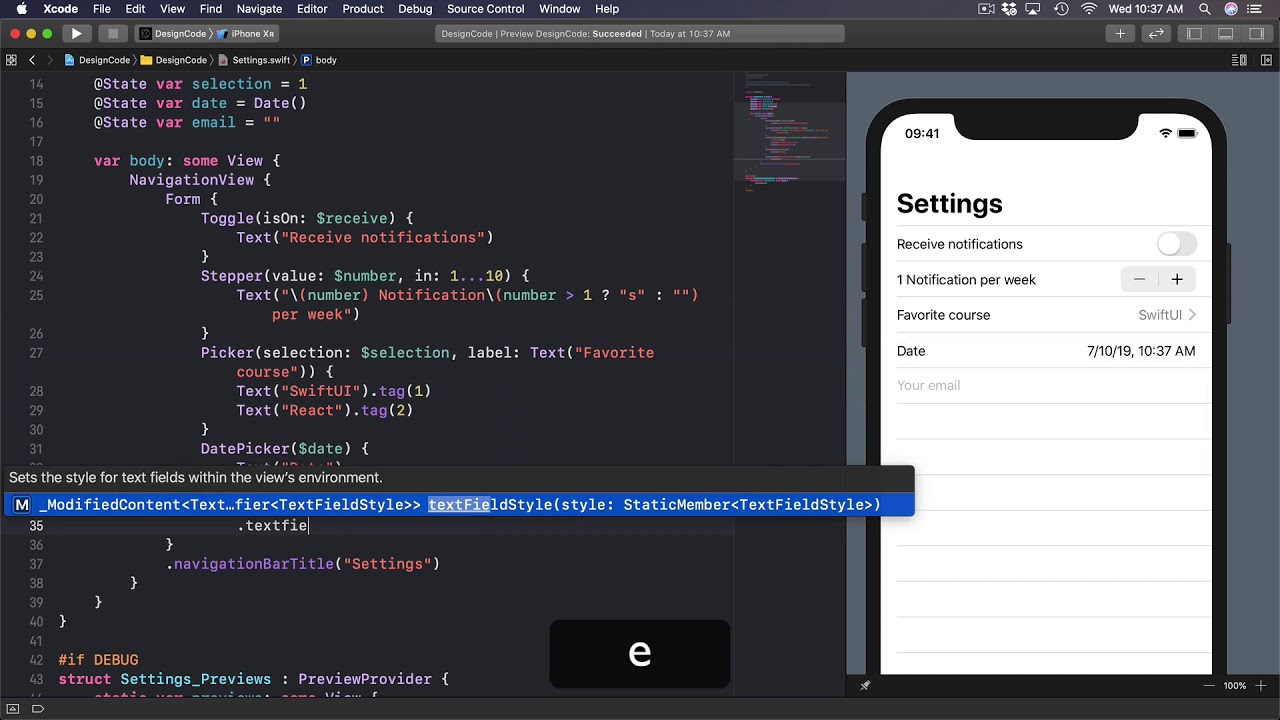 SwiftUI Build A Form From Scratch - YouTube