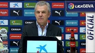 Rueda de Prensa de Aguirre tras el RCD Espanyol (0-1) FC Barcelona - اسبانيول برشلونة - HD