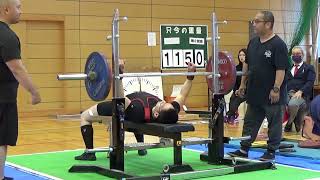 第15回岐阜県パワーリフティング選手権大会　B GROUP BENCHPRESS