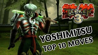 Tekken 3 | Yoshimitsu Top 10 Moves