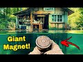 OMG! No Way I Found This Hidden Under 100 Year Old Sunken Workshop - This is CRAZY! (Magnet Fishing)